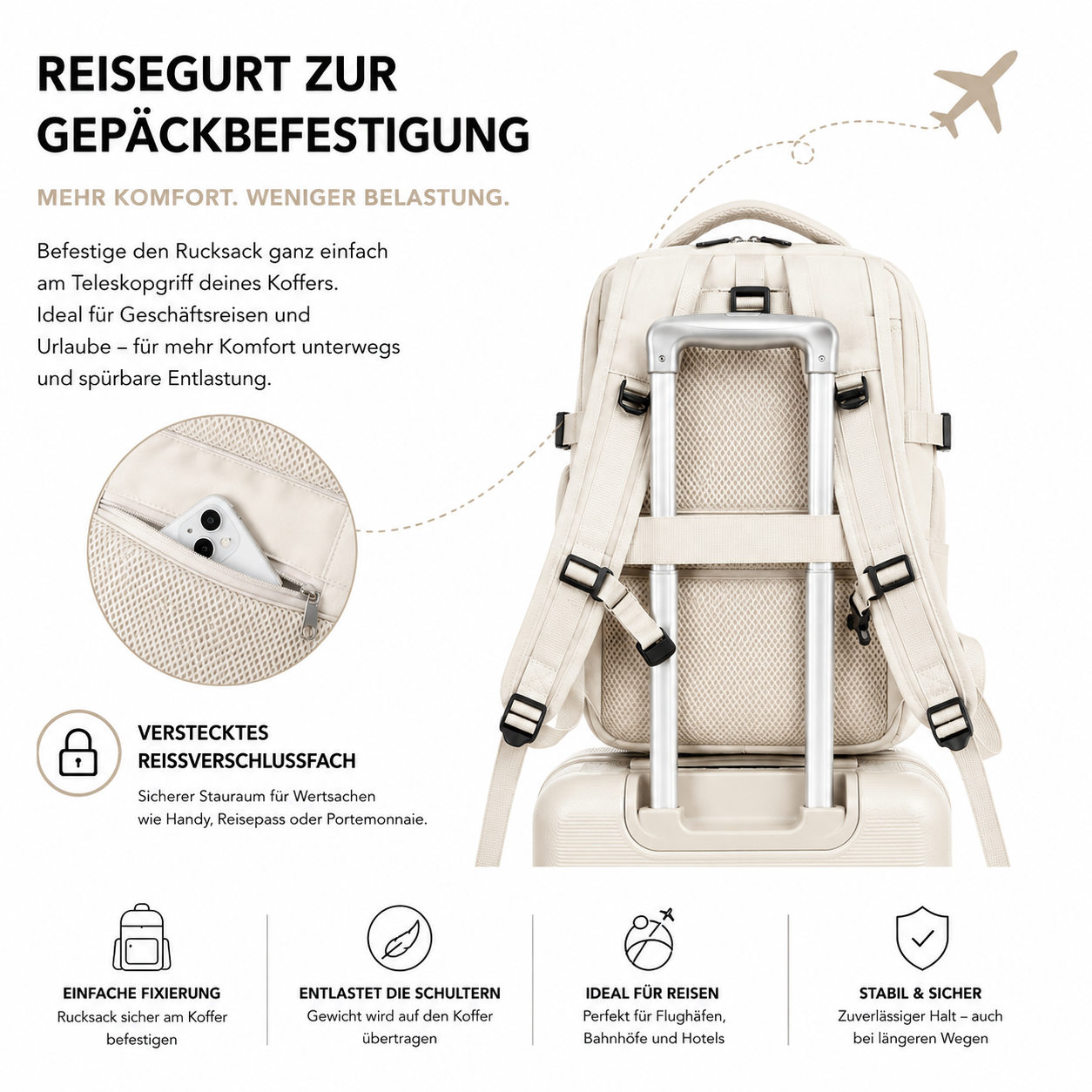 CarryEase Air | Vacuum Travel Backpack